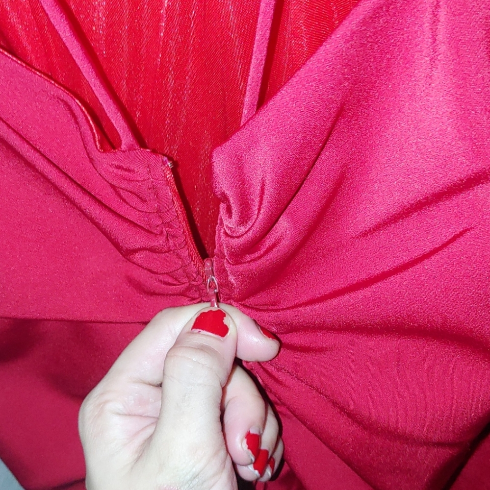 Fancy Red eva long dress